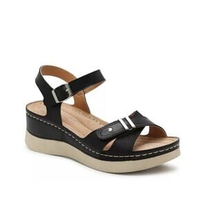 Spring Step Patrizia sz 40 Cirielle black sandals sz 9 SH452